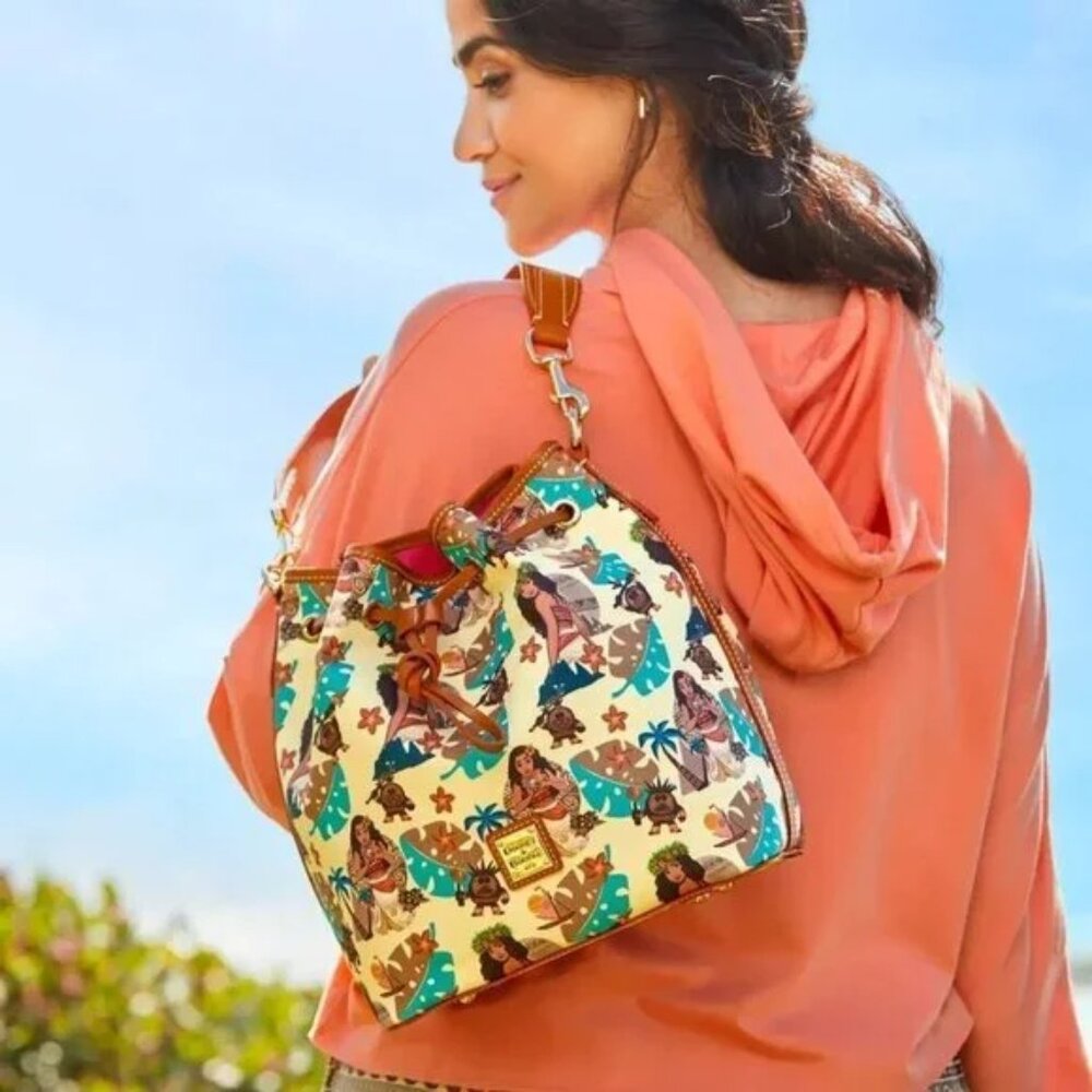 Dooney & Bourke Disney Moana Bucket Crossbody Handbag NWT